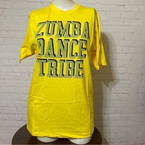 Zumba Fitness Other - ZUMBA T-Shirt “ZUMBA DANCE TRIBE” customazible 100% cotton Large new